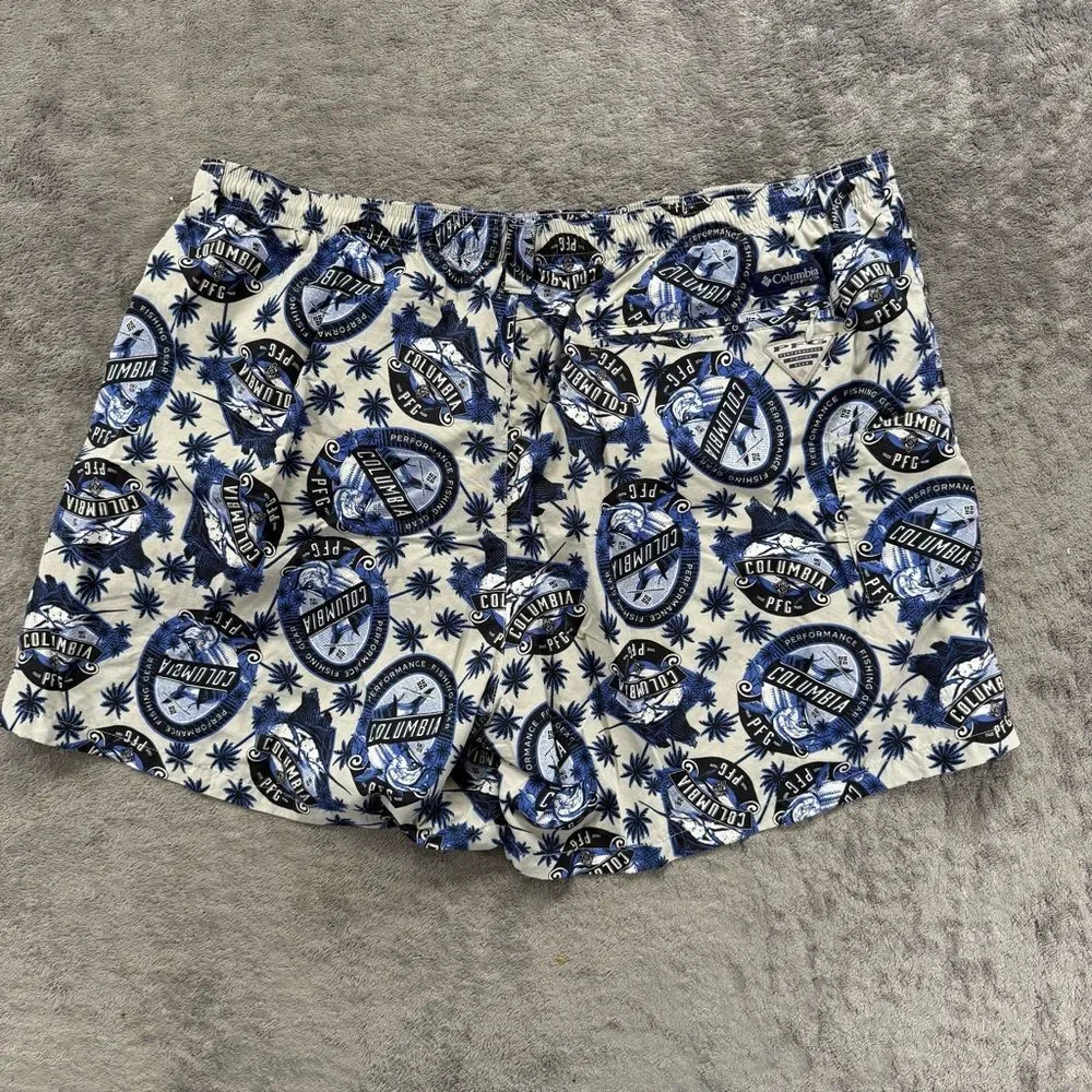 Columbia PFG Backcast Water Shorts Quick Dry Mesh Lined UPF 50 Fishing XXL
